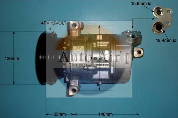 Auto Air Gloucester 14-0760 - Компрессор кондиционера autosila-amz.com