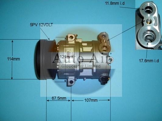 Auto Air Gloucester 14-1446R - Компрессор кондиционера autosila-amz.com