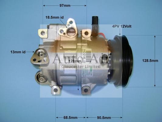 Auto Air Gloucester 14-1457 - Компрессор кондиционера autosila-amz.com