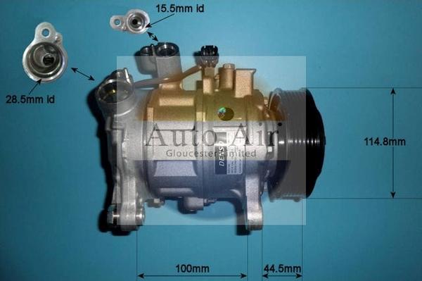 Auto Air Gloucester 14-1052 - Компрессор кондиционера autosila-amz.com