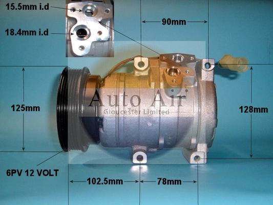 Auto Air Gloucester 14-1012 - Компрессор кондиционера autosila-amz.com