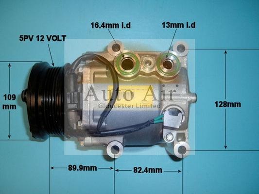 Auto Air Gloucester 14-1181 - Компрессор кондиционера autosila-amz.com