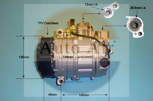 Auto Air Gloucester 14-1123P - Компрессор кондиционера autosila-amz.com