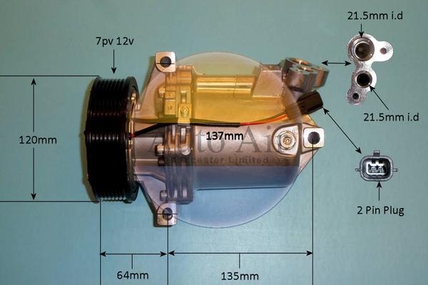 Auto Air Gloucester 14-1820p - Компрессор кондиционера autosila-amz.com