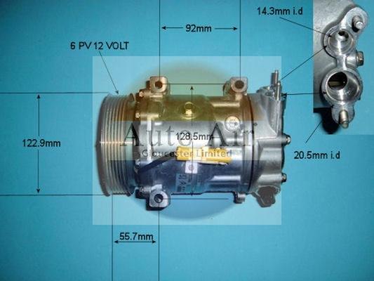 Auto Air Gloucester 14-1309 - Компрессор кондиционера autosila-amz.com