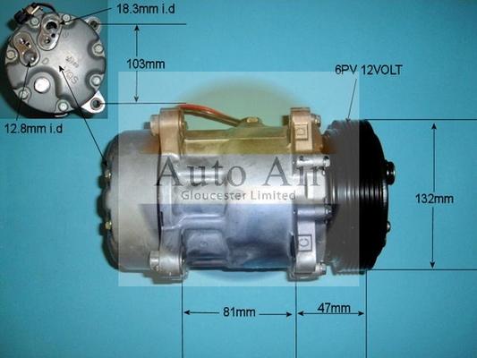 Auto Air Gloucester 14-1260 - Компрессор кондиционера autosila-amz.com