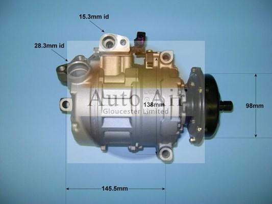 Auto Air Gloucester 14-1263P - Компрессор кондиционера autosila-amz.com