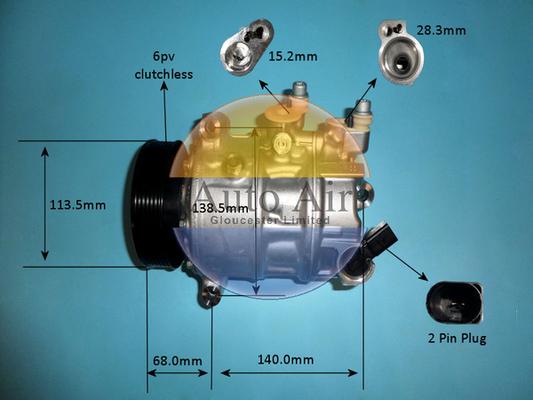 Auto Air Gloucester 14-8421 - Компрессор кондиционера autosila-amz.com