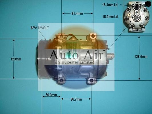 Auto Air Gloucester 14-8094 - Компрессор кондиционера autosila-amz.com