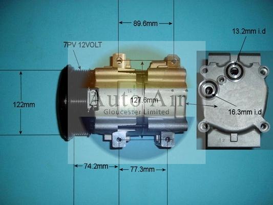 Auto Air Gloucester 14-8124 - Компрессор кондиционера autosila-amz.com