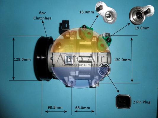 Auto Air Gloucester 14-8722 - Компрессор кондиционера autosila-amz.com