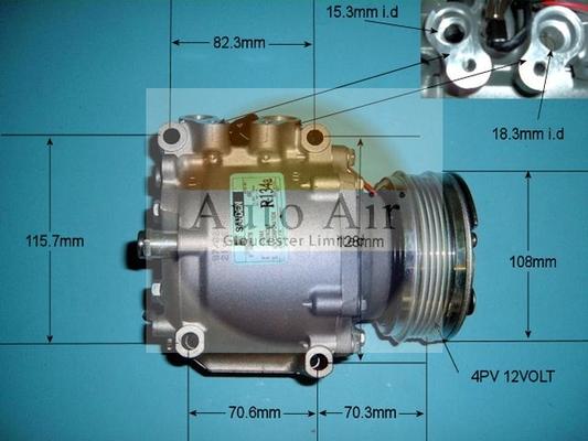 Auto Air Gloucester 14-3570 - Компрессор кондиционера autosila-amz.com