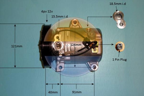 Auto Air Gloucester 14-3042P - Компрессор кондиционера autosila-amz.com