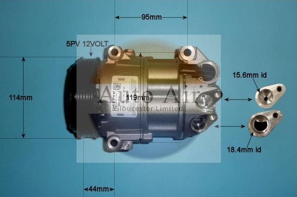 Auto Air Gloucester 14-2069 - Компрессор кондиционера autosila-amz.com