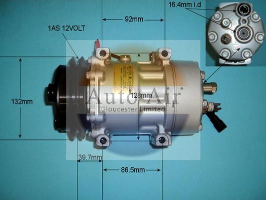 Auto Air Gloucester 14-7953 - Компрессор кондиционера autosila-amz.com