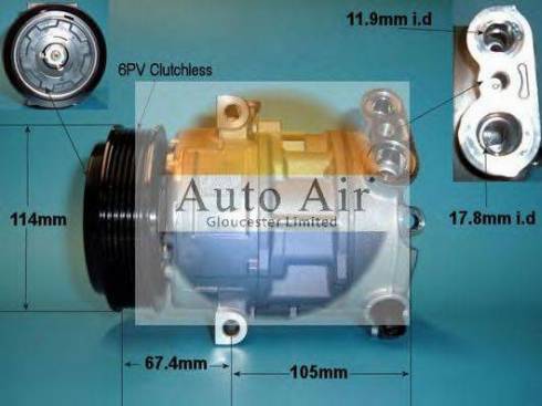 Auto Air Gloucester 14-7489 - Компрессор кондиционера autosila-amz.com