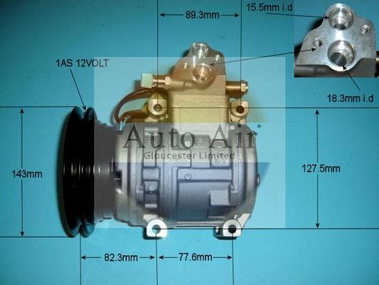 Auto Air Gloucester 14-7422 - Компрессор кондиционера autosila-amz.com