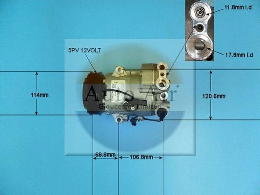 Auto Air Gloucester 14-7474 - Компрессор кондиционера autosila-amz.com