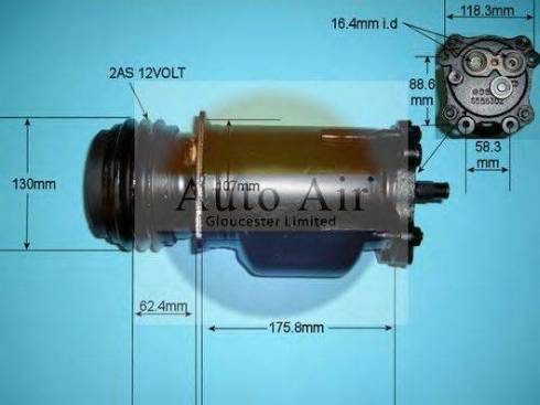 Auto Air Gloucester 14-7641R - Компрессор кондиционера autosila-amz.com