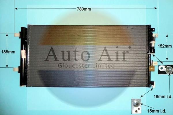 Auto Air Gloucester 16-9995 - Конденсатор кондиционера autosila-amz.com