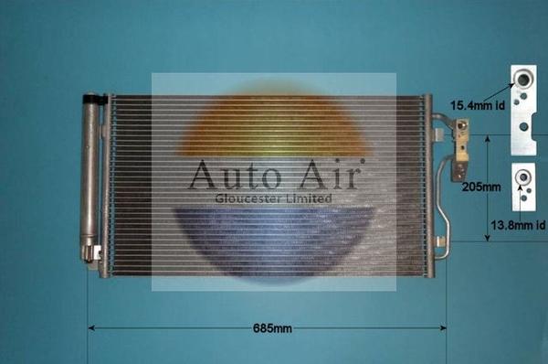 Auto Air Gloucester 16-9948 - Конденсатор кондиционера autosila-amz.com