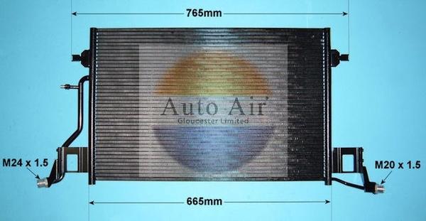 Auto Air Gloucester 16-9907 - Конденсатор кондиционера autosila-amz.com