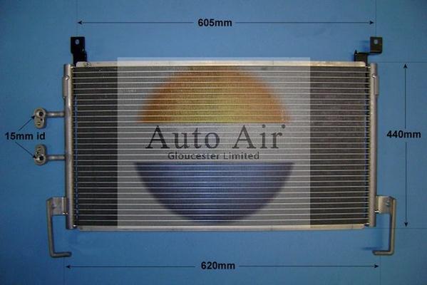 Auto Air Gloucester 16-9636 - Конденсатор кондиционера autosila-amz.com