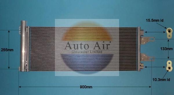 Auto Air Gloucester 16-9796 - Конденсатор кондиционера autosila-amz.com