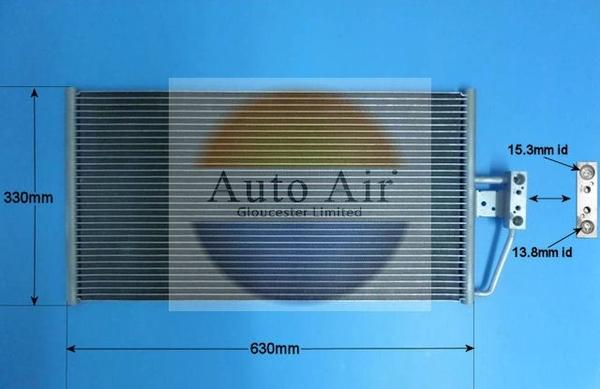 Auto Air Gloucester 16-9740 - Конденсатор кондиционера autosila-amz.com