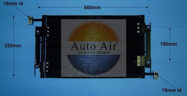 Auto Air Gloucester 16-9782 - Конденсатор кондиционера autosila-amz.com