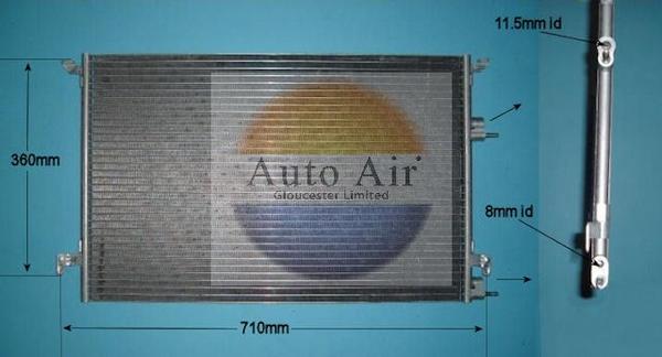 Auto Air Gloucester 16-6020 - Конденсатор кондиционера autosila-amz.com
