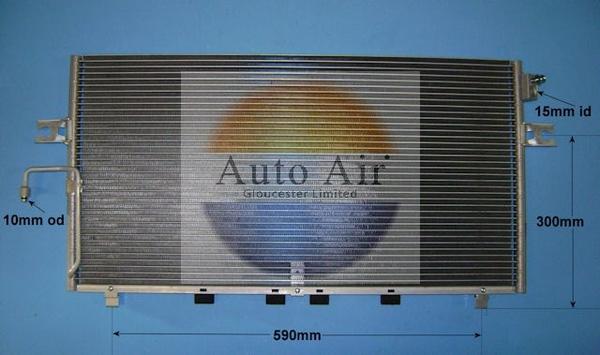 Auto Air Gloucester 16-6103 - Конденсатор кондиционера autosila-amz.com