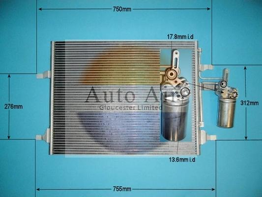 Auto Air Gloucester 16-6231 - Конденсатор кондиционера autosila-amz.com