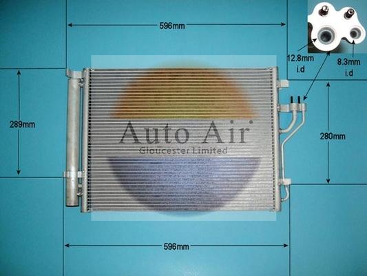 Auto Air Gloucester 16-1426 - Конденсатор кондиционера autosila-amz.com