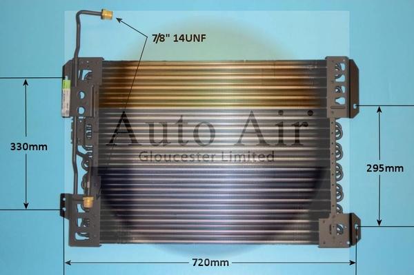 Auto Air Gloucester 16-1086A - Конденсатор кондиционера autosila-amz.com