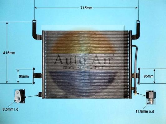 Auto Air Gloucester 16-1298 - Конденсатор кондиционера autosila-amz.com