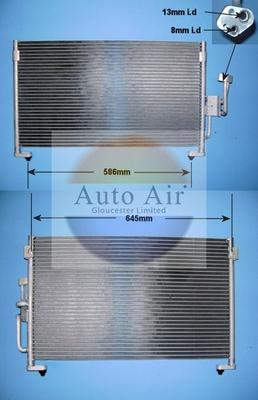 Auto Air Gloucester 16-1220 - Конденсатор кондиционера autosila-amz.com