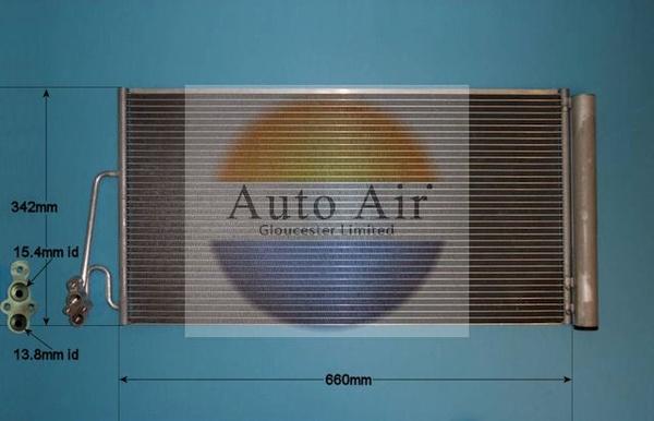 Auto Air Gloucester 16-8917 - Конденсатор кондиционера autosila-amz.com