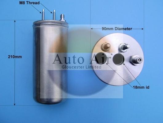 Auto Air Gloucester 31-0038 - Осушитель, кондиционер autosila-amz.com