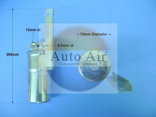 Auto Air Gloucester 31-3172 - Осушитель, кондиционер autosila-amz.com