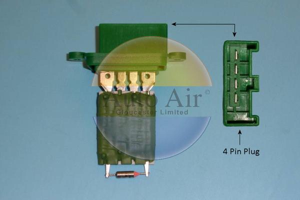 Auto Air Gloucester 20-0009 - Дополнительный резистор, вентилятор кондиционера autosila-amz.com