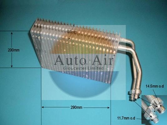 Auto Air Gloucester 21-0018 - Испаритель, кондиционер autosila-amz.com