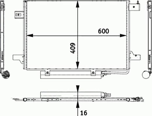 Autoclima 30311665 - Конденсатор кондиционера autosila-amz.com