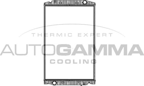 Autogamma 404416 - Радиатор, охлаждение двигателя autosila-amz.com