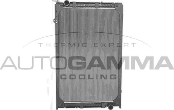 Autogamma 404734 - Радиатор, охлаждение двигателя autosila-amz.com