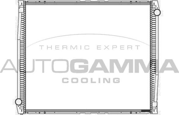 Autogamma 405022 - Радиатор, охлаждение двигателя autosila-amz.com