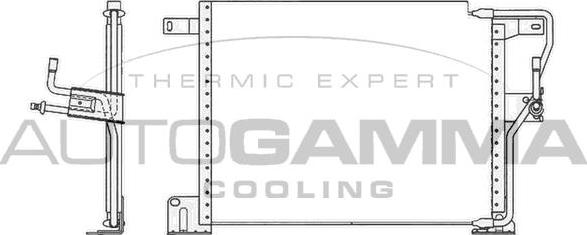 Autogamma 104989 - Конденсатор кондиционера autosila-amz.com