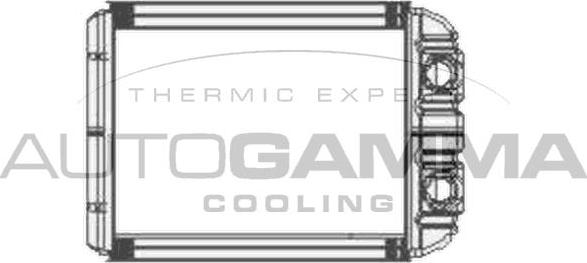 Autogamma 104237 - Теплообменник, отопление салона autosila-amz.com