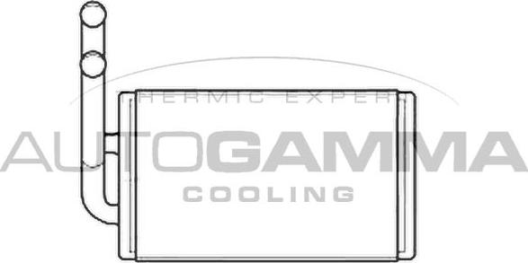 Autogamma 105925 - Теплообменник, отопление салона autosila-amz.com