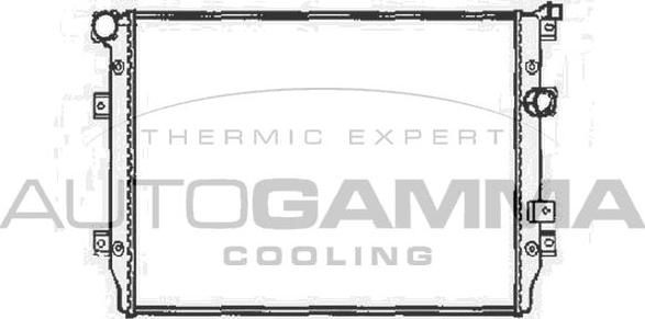 Autogamma 105418 - Радиатор, охлаждение двигателя autosila-amz.com